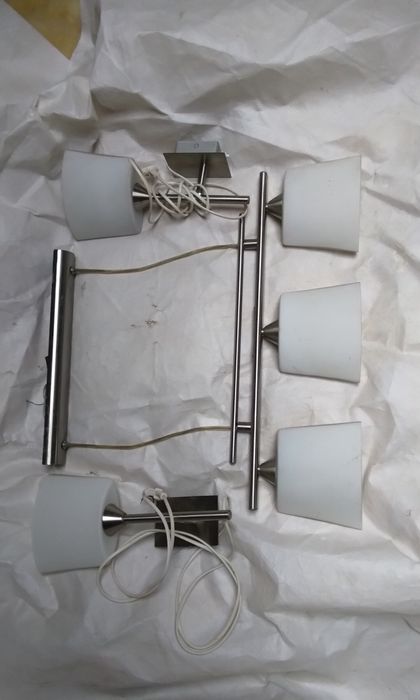 Żyrandol trzypunktowy i dwa Kinkiety CAVALLA E14