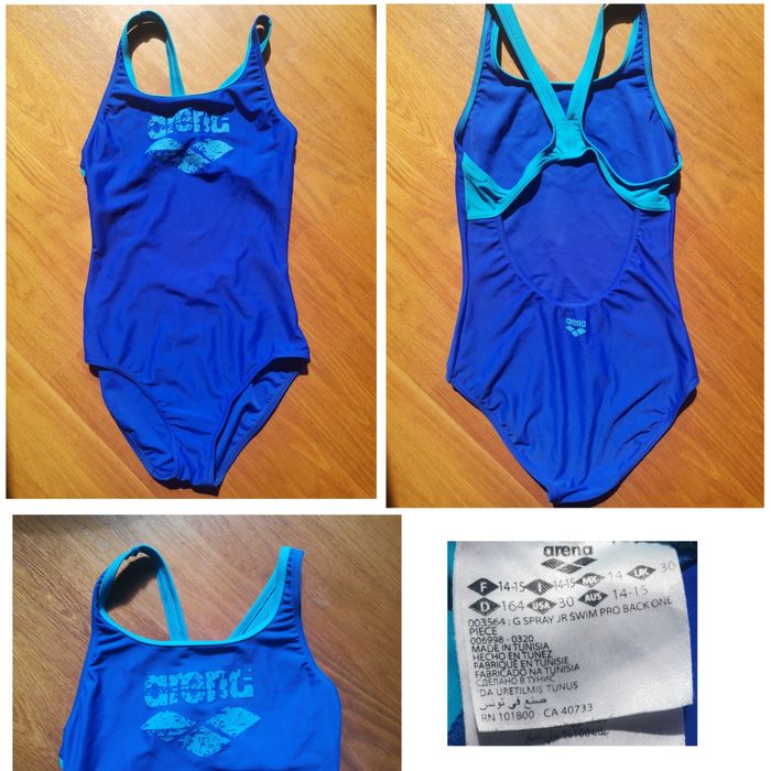 Fato de banho natação Arena 14 anos/164