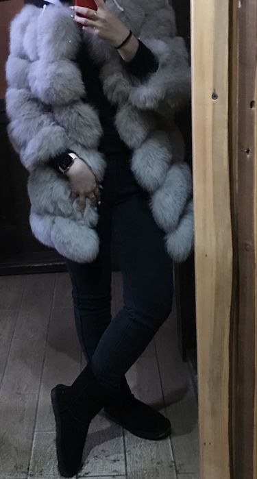 Шуба з песца трансформер