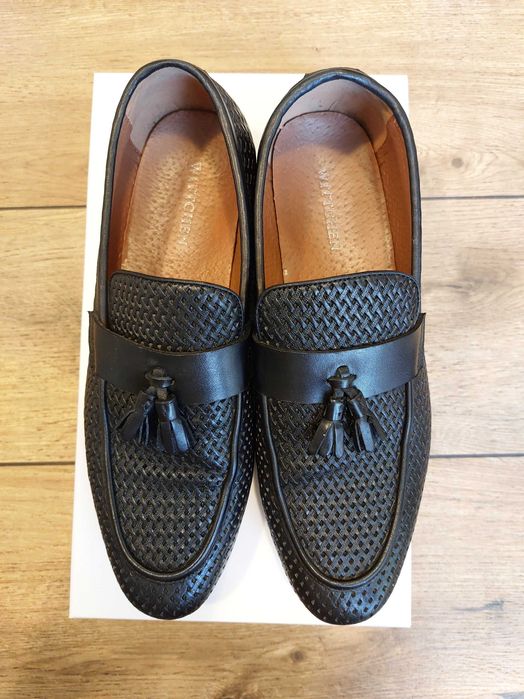 Czarne mokasyny męskie Wittchen, 41