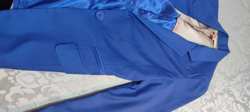 Blazer Bershka azul