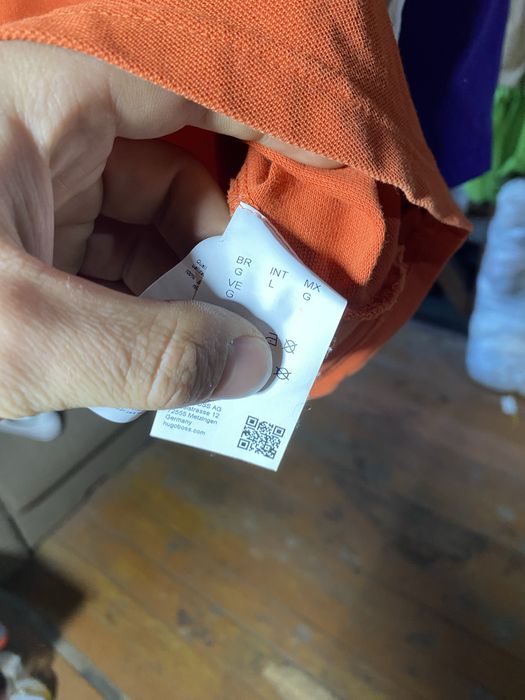 Футболка поло BOSS Hugo boss patch logo M Оригинал old money luxury