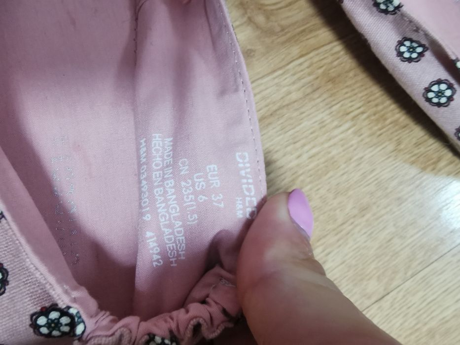 Nowe mokasyny damskie hm