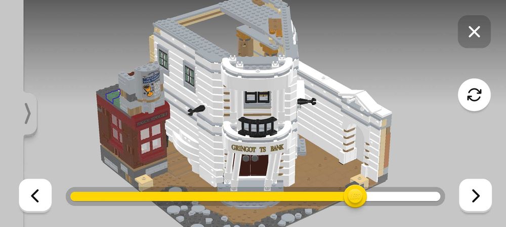 1 в 1 як LEGO Гаррі Поттер: Чарівний банк Ґрінґотс (76417), 4803 деталі
