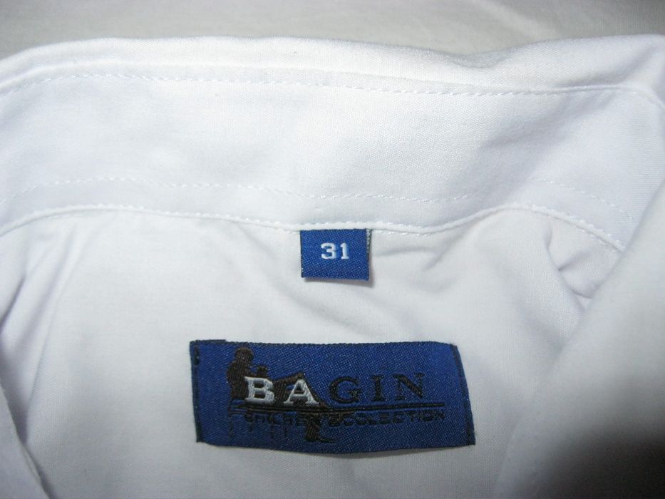 Белая рубашка с бабочкой детская р 31