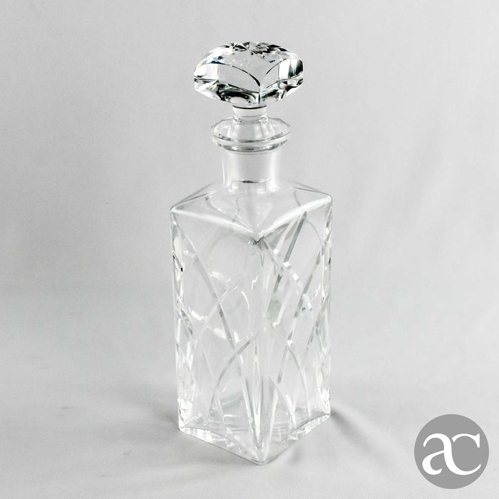 Garrafa de licor / Whisky em Cristal Stephens