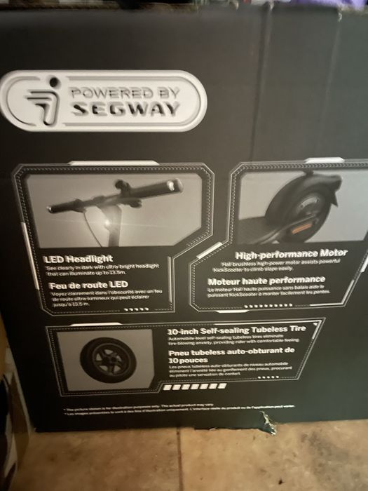 Trotinete Elétrica Segway Ninebot – Como Nova (1 Semana de Uso)