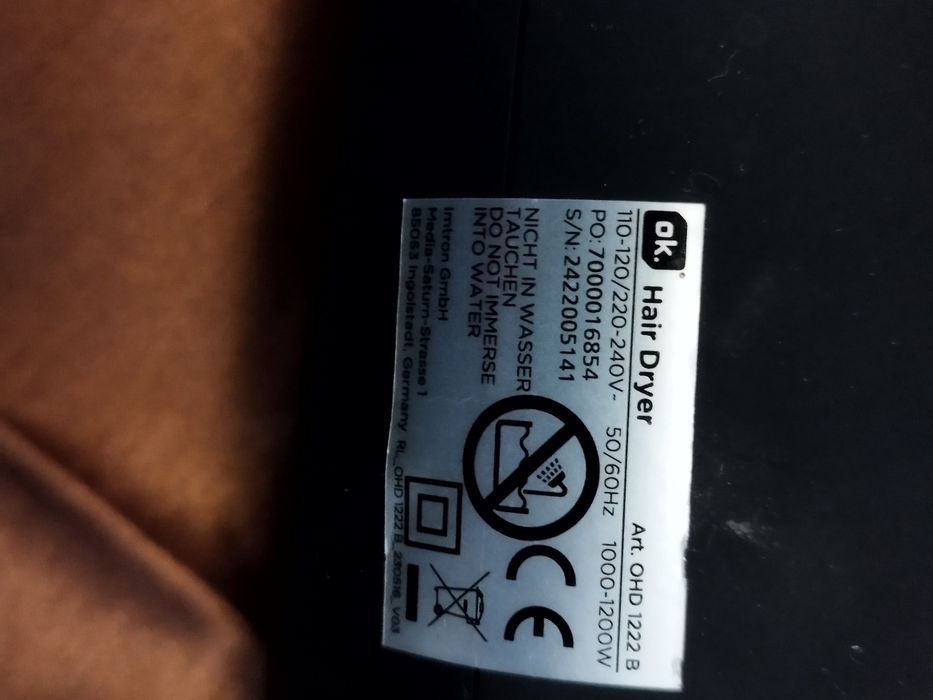 Suszarka ok uszkodzona