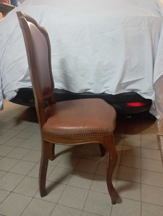 Mesa de Jantar madeira maciça 95x190cm + 6 cadeiras