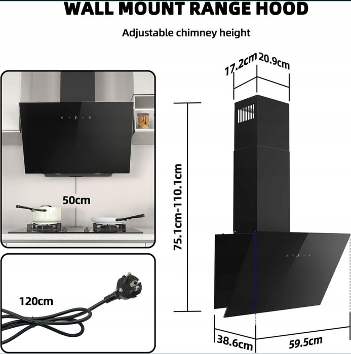 Okap kuchenny firegas 60cm