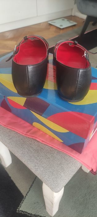 Ekskluzywne buty baleriny typu T-bar Italy Scarosso Linda I