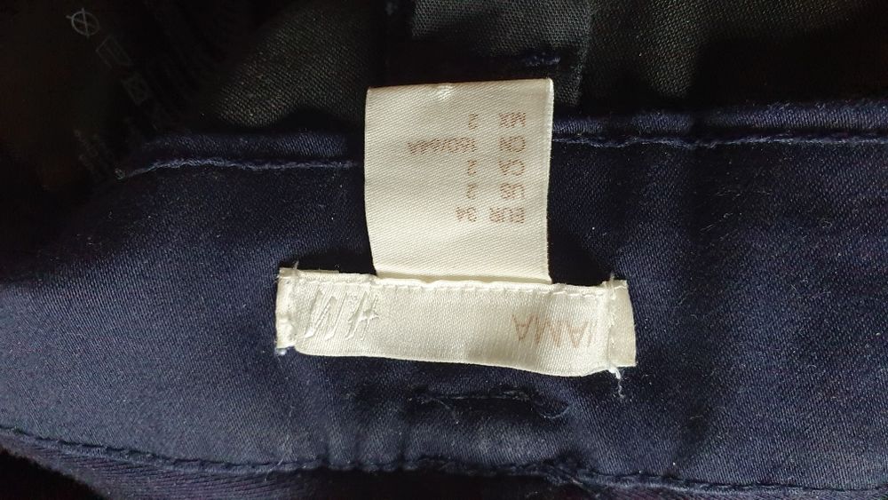 Spodnie ciążowe h&m 34