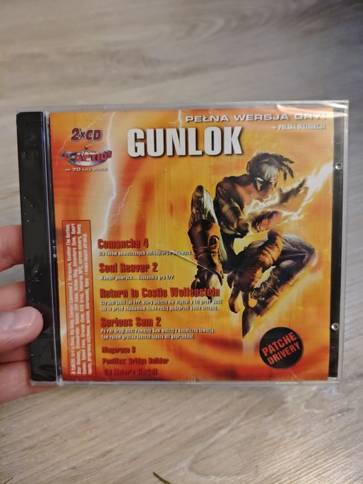 Nowa folia CD-Action 02/2002 nr 70 Gunlock stara gra komputerowa PC