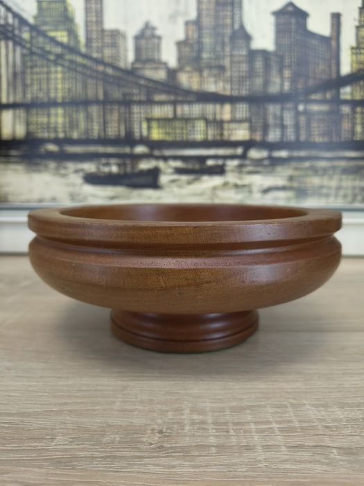 Drewniana misa / patera na nodze – klasyczna, solidna