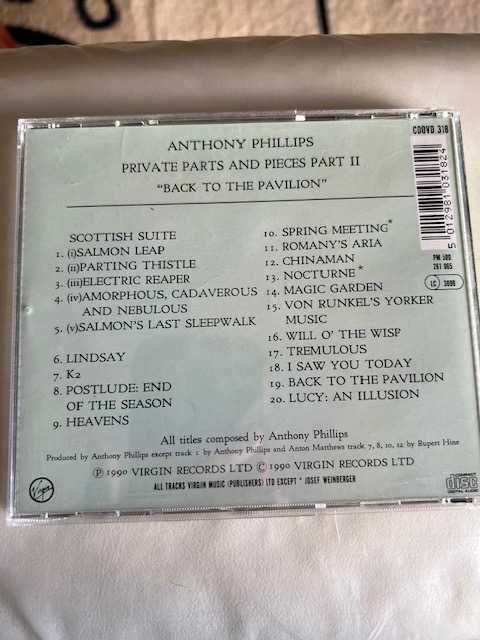Anthony Phillips - Private Parts and Pieces II CD