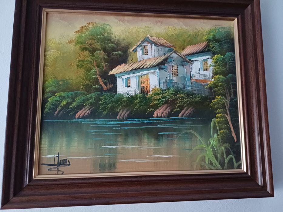 Quadro pintado á mão,um clássico
