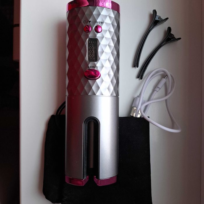 Беспроводная плойка для завивки волос .