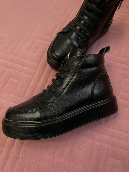 Хайтопи , черевики шкіра