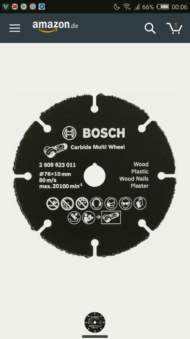Tarcza bosch Multi Wheel