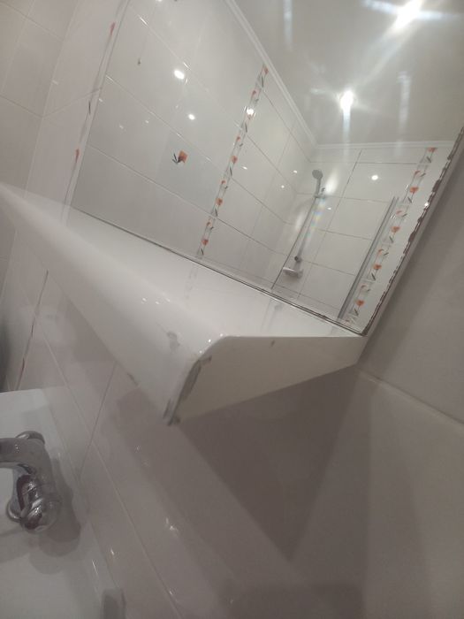 Дзеркало-поличка у ванну 60×80см.