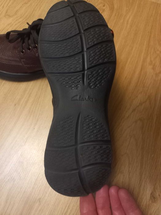 Мужские новые  кожаные туфли Clarks 42 p.
