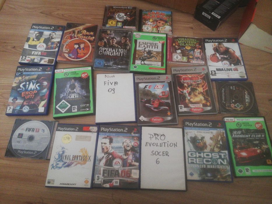 Gry na playstatin 2 i PC