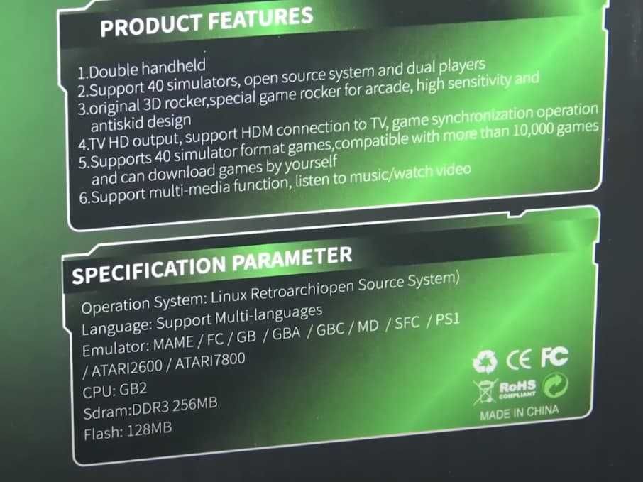 Сега ігрова приставка на двох 64Gb 8-16 біт 3888ігор HDMI stick game