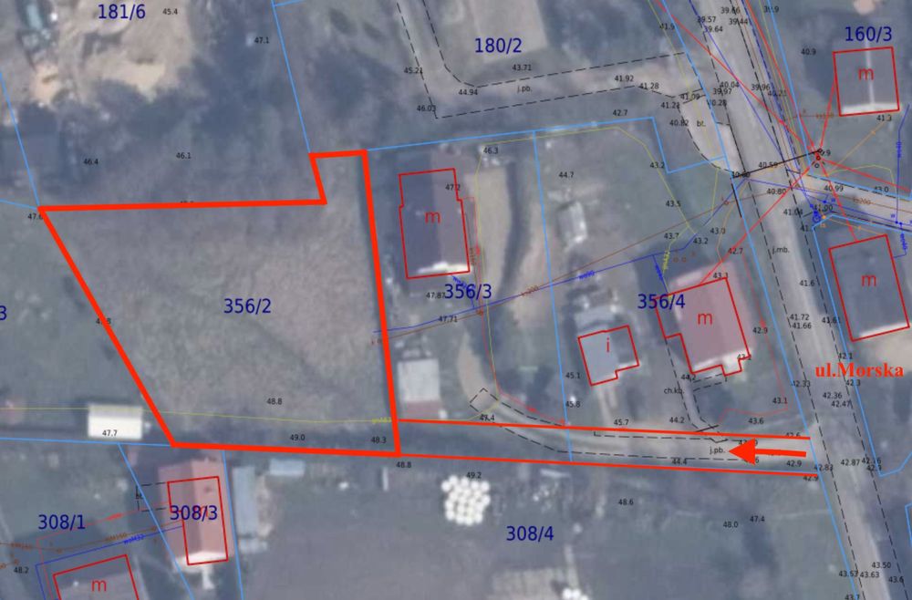 Odargowo działka budowlana 1400m2