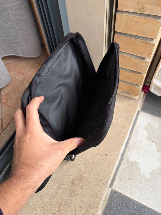 Mochila Preta/Bege "Lotto"