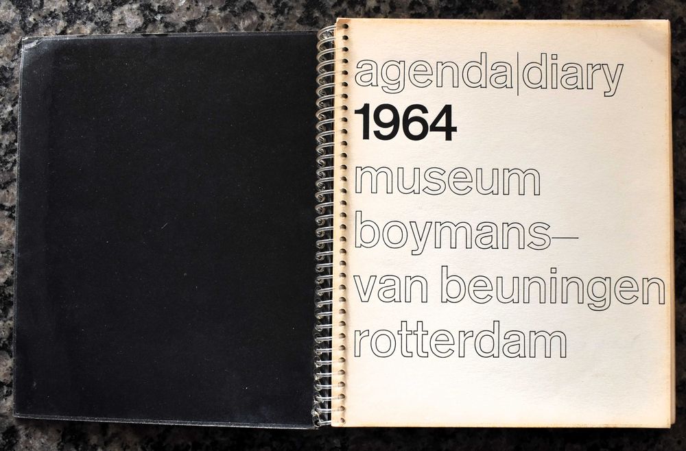 Agenda/Diary 1964 Museum Boymans Van Beuningen, Rotterdam (Rare)