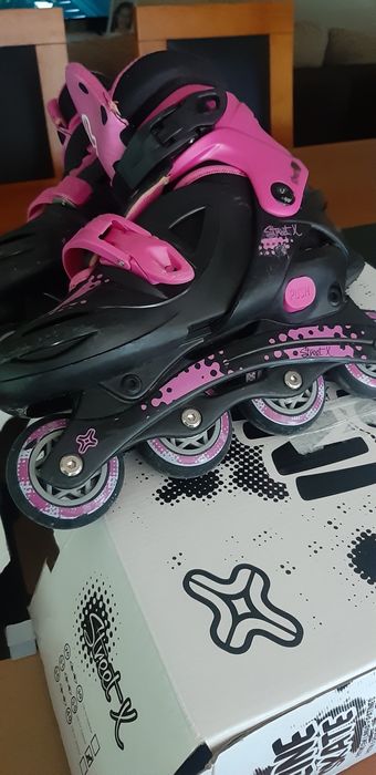 Patins em linha tamanho ajustável 31-35