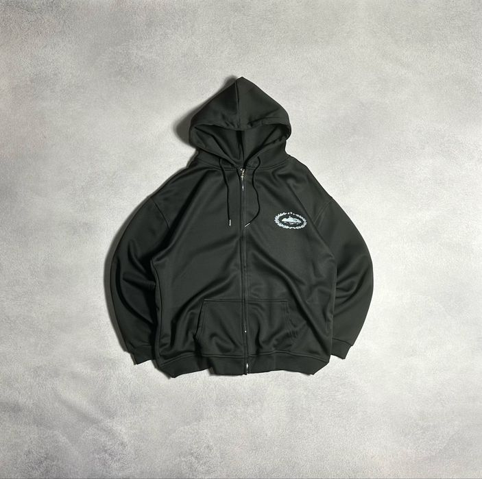 Зіп-Худі Corteiz Superior Royale Zip Hoodie Black White: 2 290 грн