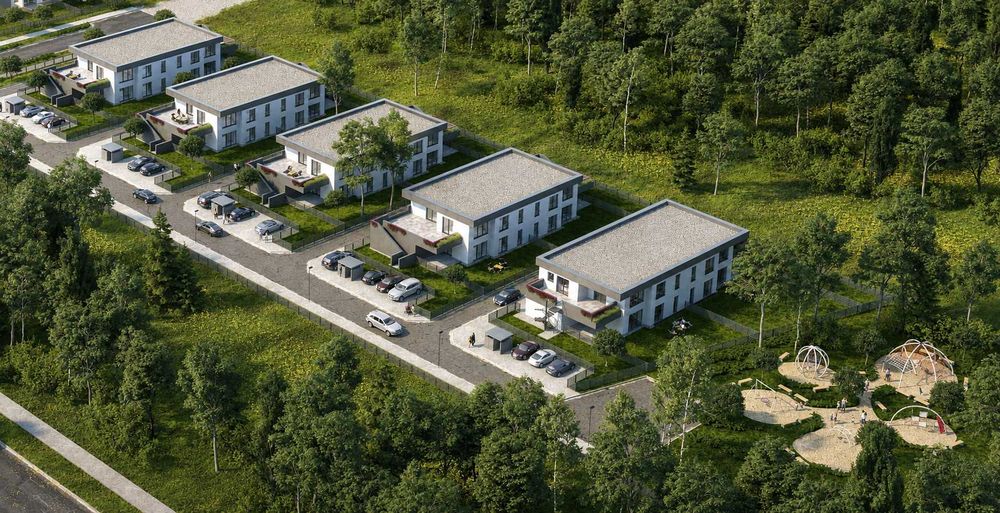 Mieszkanie jak dom – 4 pokoje, własny garaż, ogród i duży taras – Łódź Olechów