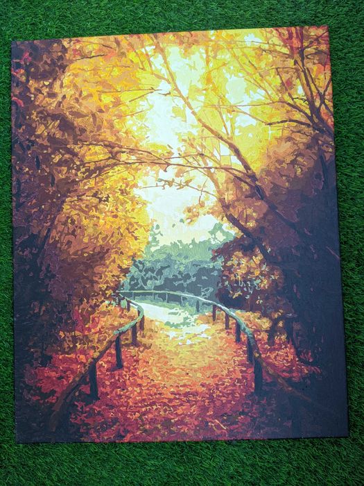 Картина по номерам, готова