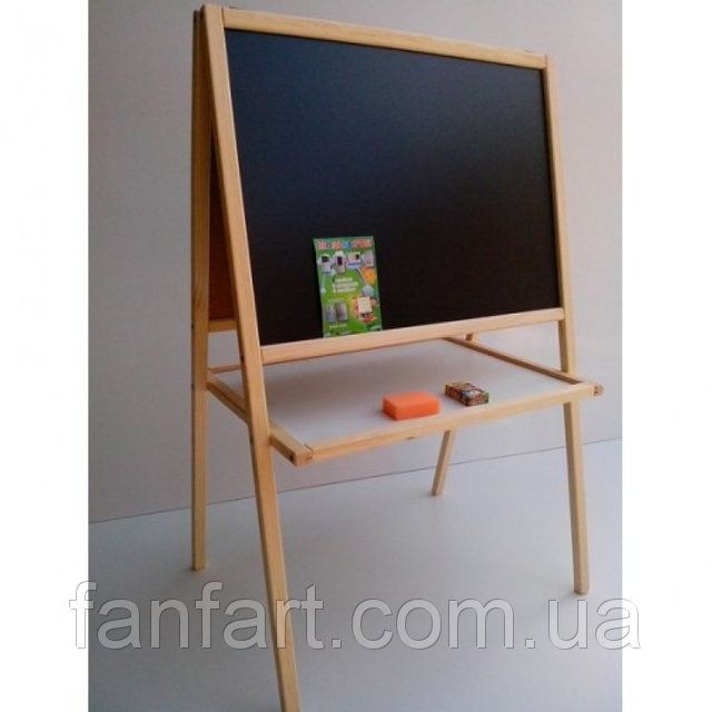 Мольберт магнитный с полкой