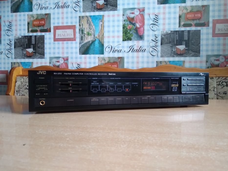 Добротный японский JVC RX-250,2×50 Вт,АССОРТИМЕНТ,гарантия!