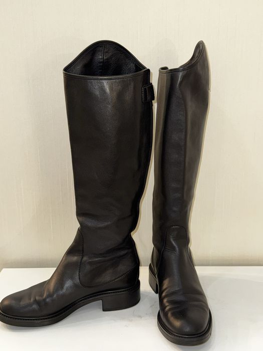 Жіночі кожані сапожки Gucci, оригінал розмір 36.5 на 37 теж норм