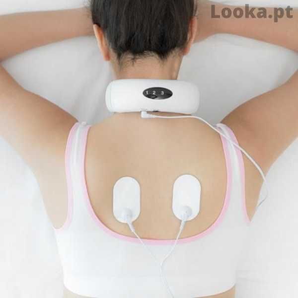 Aparelho de Massagem Eletromagnética para Pescoço e Costas