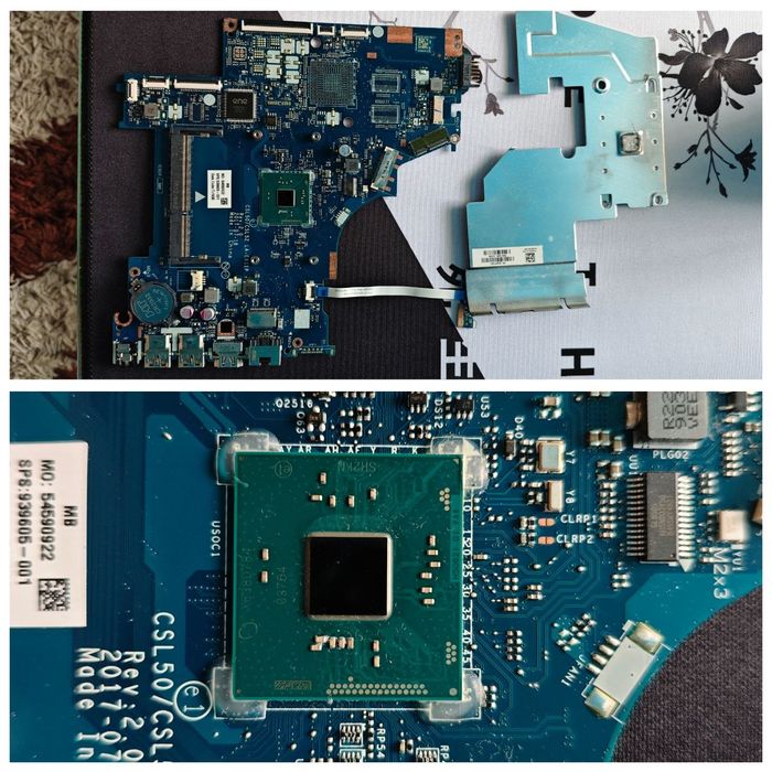 Лот материнских плат для ноутбуков HP, Asus, Lenovo