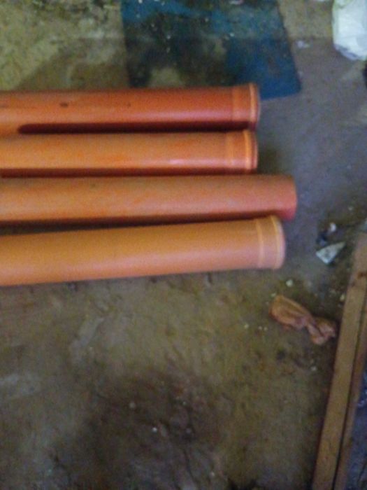 Rury PC 160x4.0 pomarańczowe