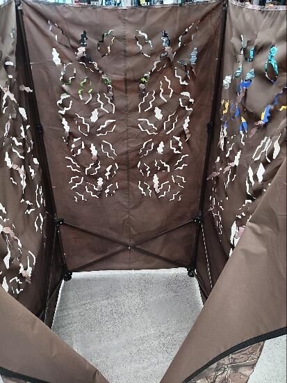 Abrigo de Caça Quadrado 3D Camuflado Treemetic