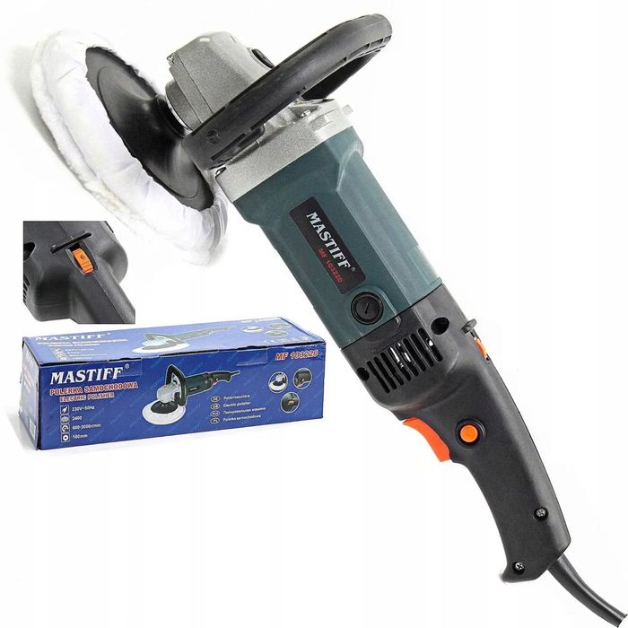POLERKA SZLIFIERKA SAMOCHODOWA 2400W Pad 180mm Płynna regulacja obrotów
