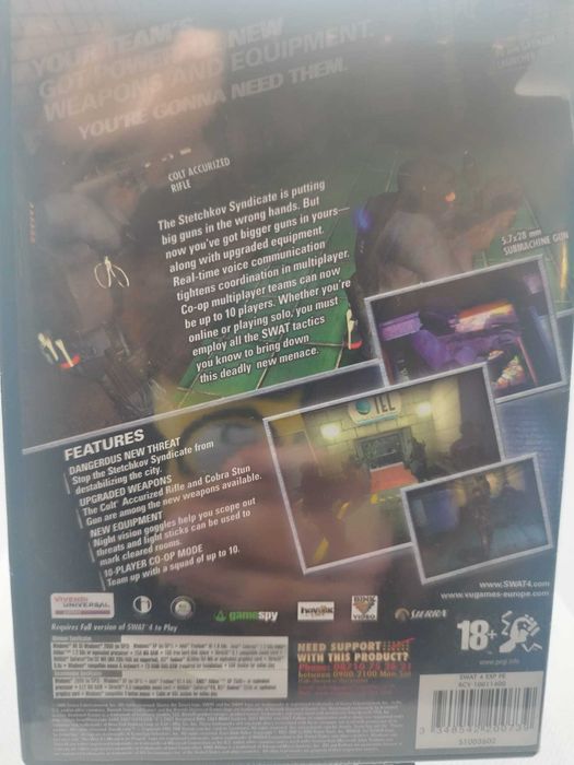 SWAT 4 The Stetchkov Syndicate PC Selado