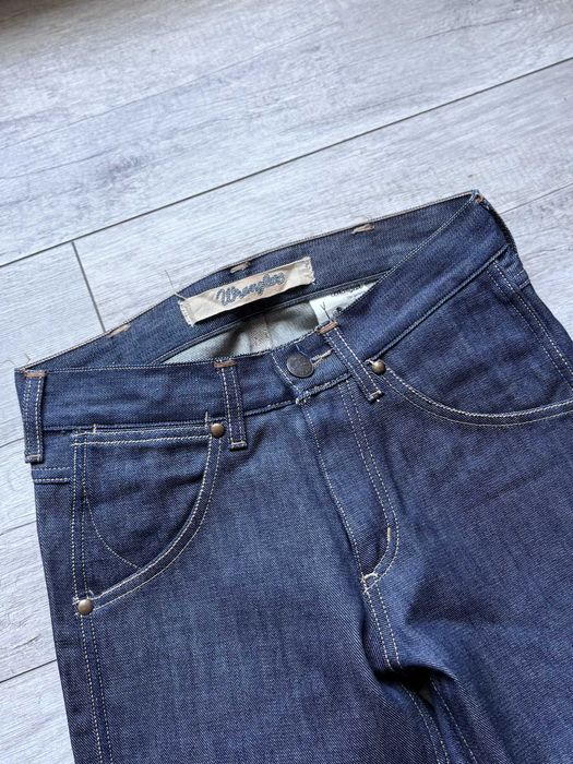 Wrangler 2FR W29 L34 Męskie Jeansy Regular Straight Granatowe Opium Y2K