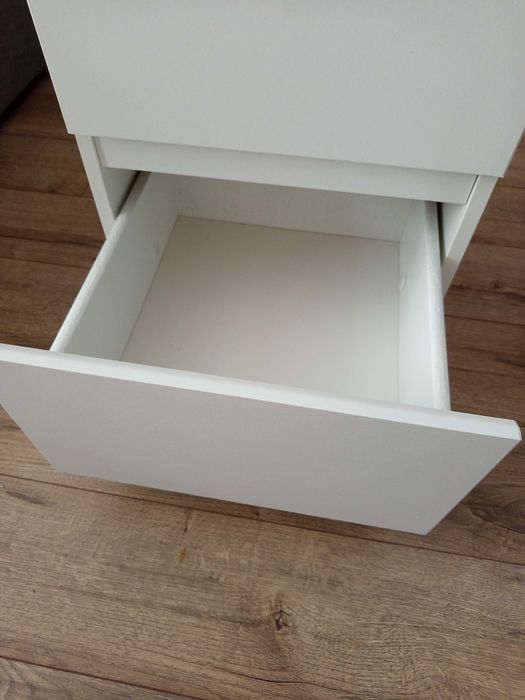 Szafka nocna IKEA MALM – 2 szuflady, biała