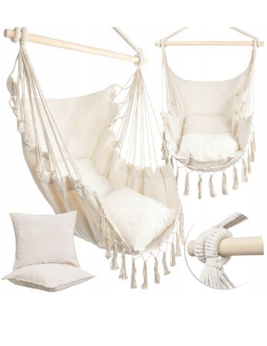 Krzesło brazylijskie hamak nowe