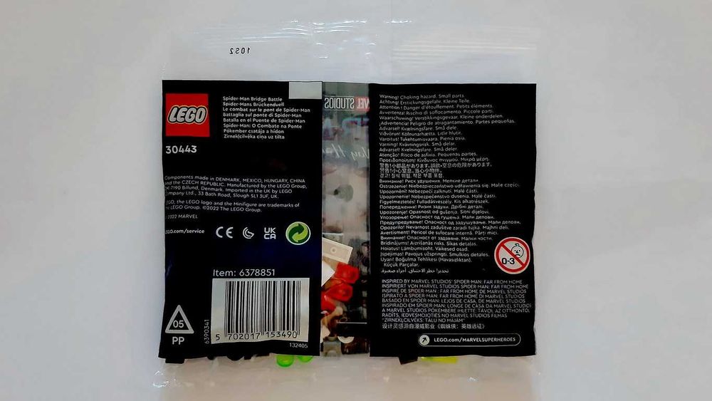 Lego Super Heroes Marvel 30443 Spider-Man Bridge Battle polybag selado