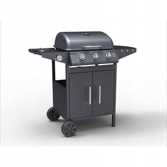 Grill gazowy Tepro Tarboro 3+1 / 11kW  ruszt 50x37cm kółka !