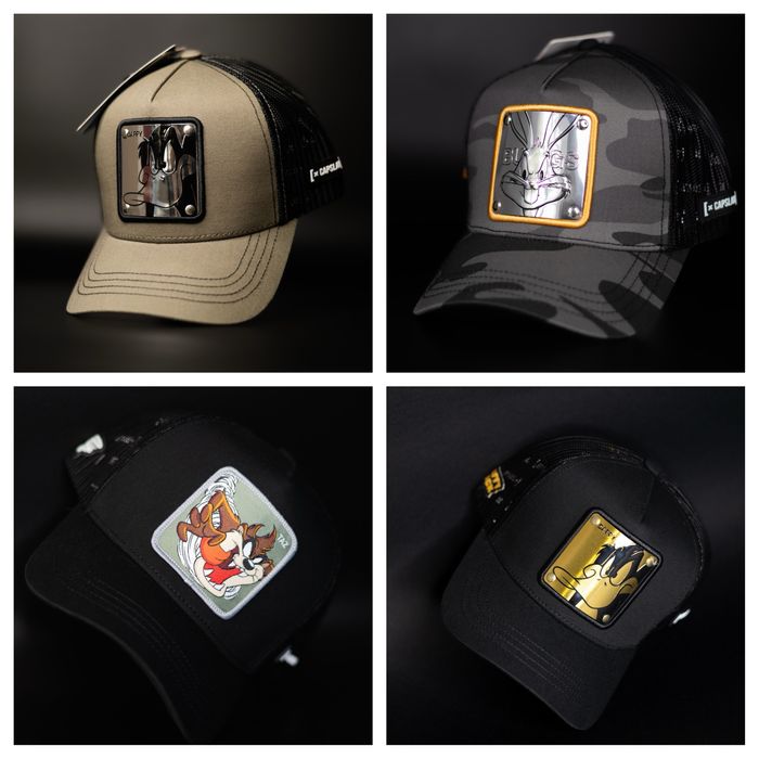 Оригінальні кепки Capslab LOONEY YUNES/DC/Marvel Comics/Pokémon
