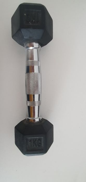 Haltere Hexagonal 1 kg  Musculação